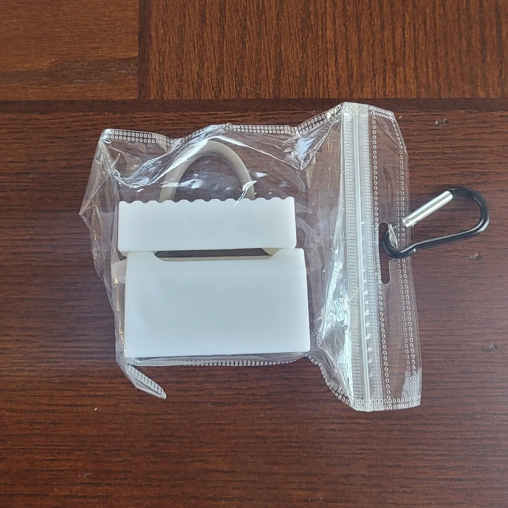 NEW! Starbucks 3D White Tote Bag Apple Airpod PRO Case NEW